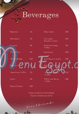 Tino and Friends menu Egypt 6