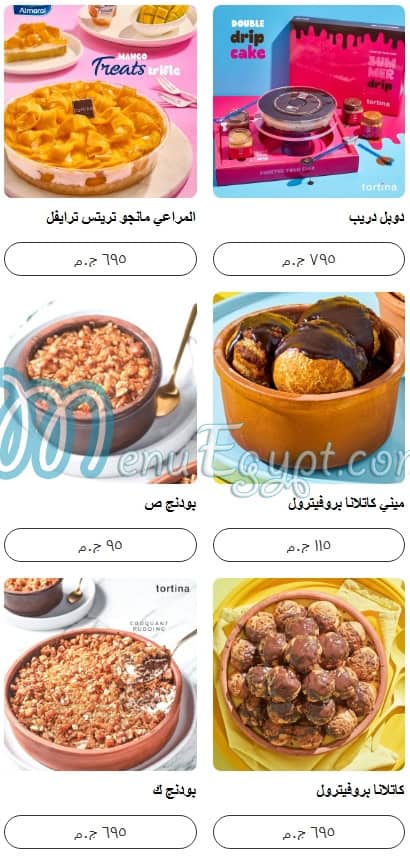 Tortina menu Egypt 6