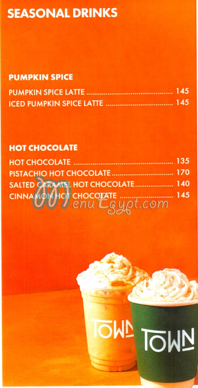 Town  Specialty menu Egypt