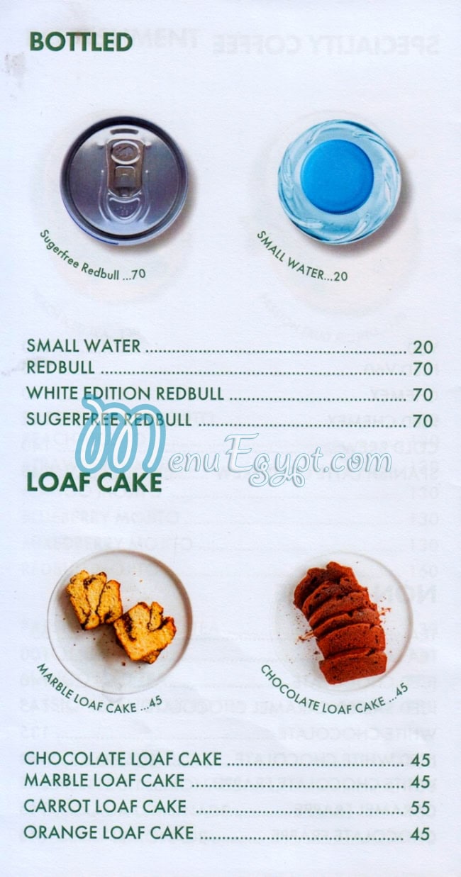 Town  Specialty menu prices