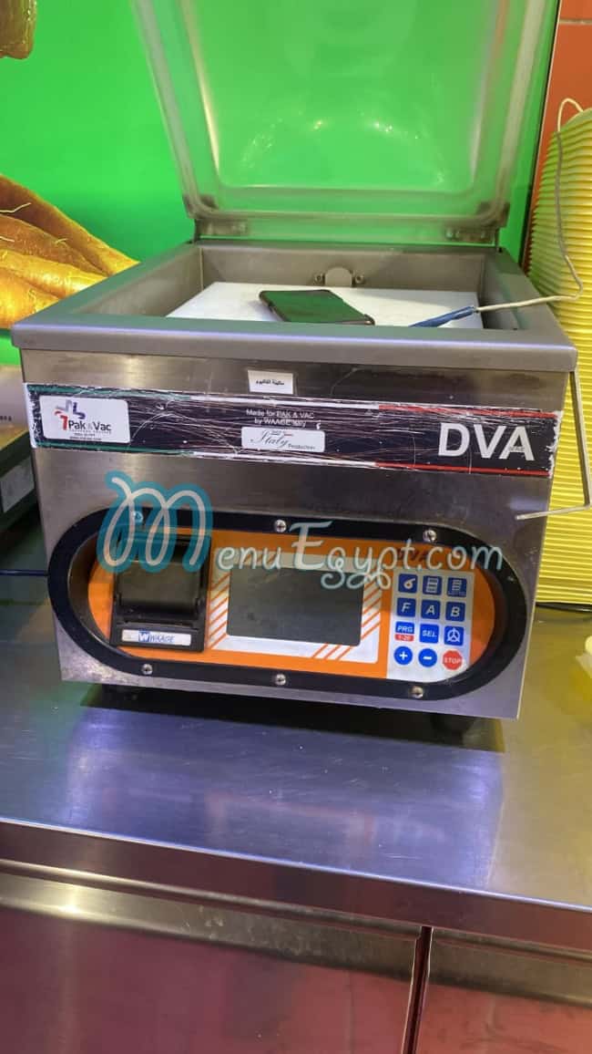 Vacuum packaging machines delivery menu
