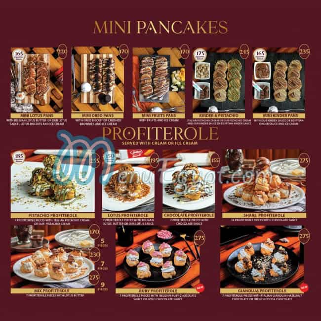 منيو وافل تون مصر 1