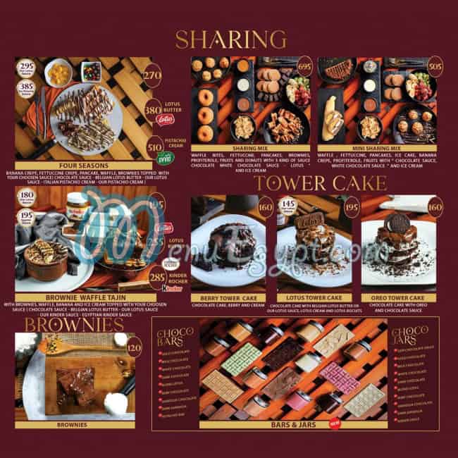 منيو وافل تون مصر 3