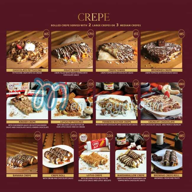 منيو وافل تون مصر 5