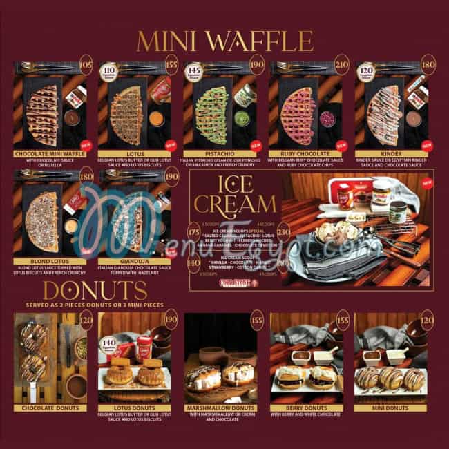 وافل تون منيو