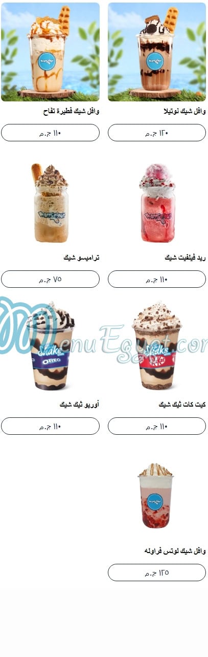 Wafflicious menu Egypt 5