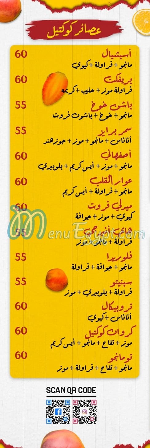 Wahet City menu Egypt 7
