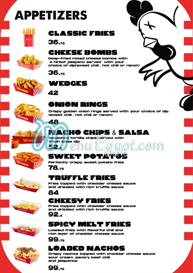 Wingo menu Egypt 1