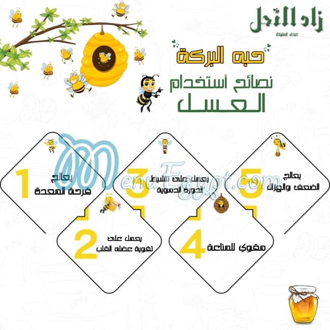 Zad Elnahl online menu