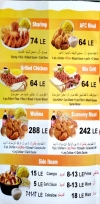 AFC Chicken menu