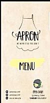 Apron menu Egypt 3