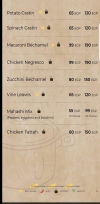 Apron delivery menu