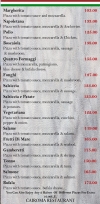 Cairoma menu Egypt