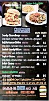 Gravity Burger menu