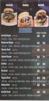 Gravity Burger menu Egypt