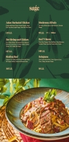 Sage online menu