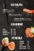 Wasabi sushi menu