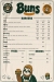 BUNS Burger menu