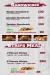 Chicken Ranch menu