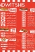 Crepe Cast menu