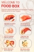 Food Box delivery menu