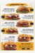 Hamzawy Burger menu Egypt