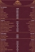 La Tenda menu Egypt