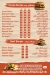 Makkah Burger menu