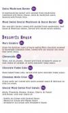 Mood Swing Restaurant & Lounge menu