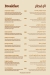 Pietra menu