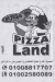 Pizza Land menu