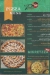 Pizza Lovers menu