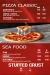 Pizza Mozza menu