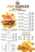 Pop Burger menu Egypt