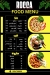 Rocca Cafe menu