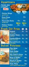 Steaks Fries delivery menu