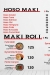 Ura SuShi menu prices