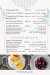 Zanillis menu